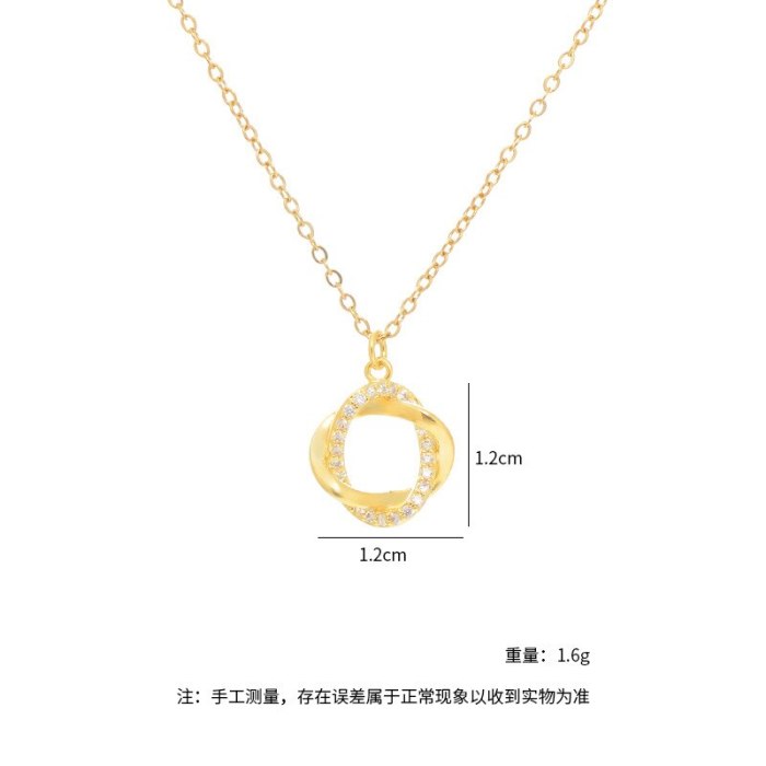 Women's Korean-Style Petal Necklace 2021 New Trendy Clavicle Necklace Elegant Personalized Pendant Neck Jewelry