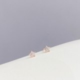 Korean Style S925 Silver Needle 3pcs/Set Cute Earrings Fashion Personality Simple Stud Earrings Set for Women