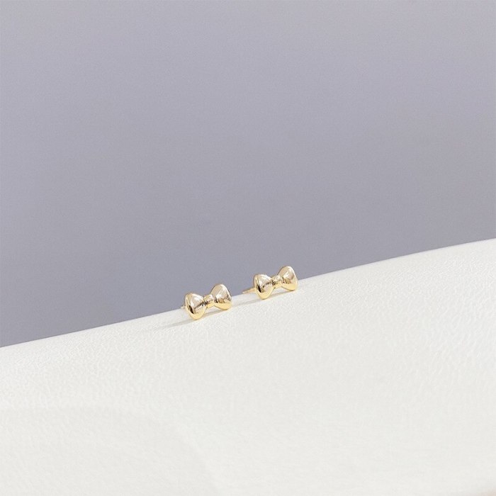 S925 Silver Needle 3pcs/Set Micro Inlaid Zircon Stud Earrings Korean Style Personalized Simple Earrings Set for Women