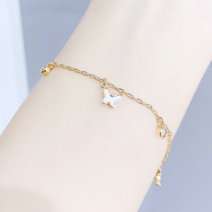 Butterfly Gentle Girl Shell Bracelet Girlfriends Ins Korean Style Hand Jewelry