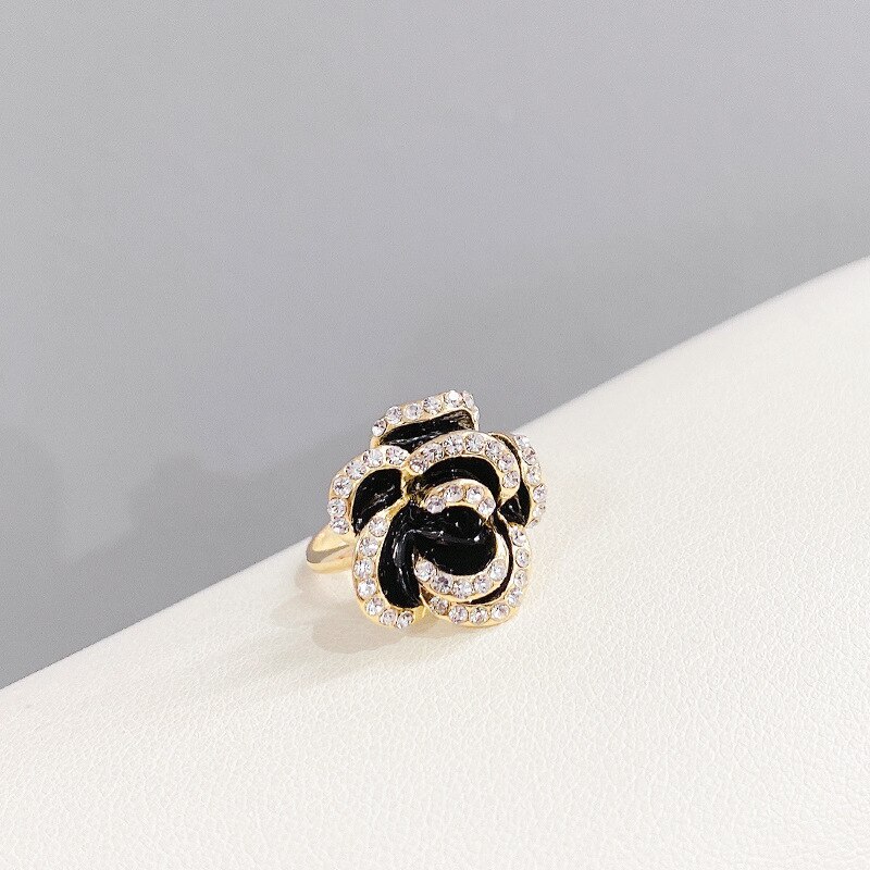 Petal Index Finger Ring Korean Fashion Personality Ins Style Ring Female Temperament Opening Adjustable