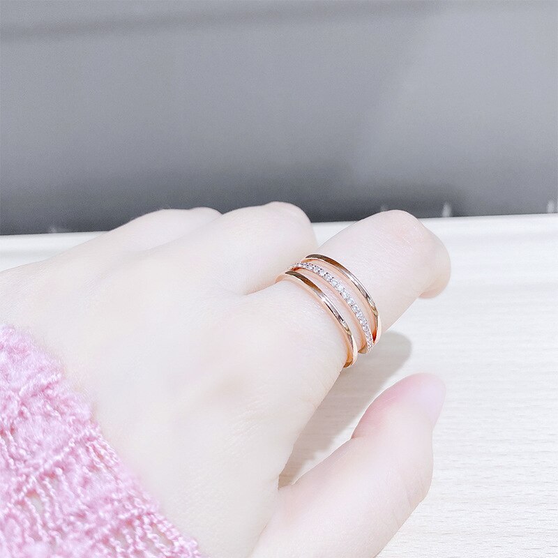 INS Fashion Ring Female Fashion Personality Index Finger Ring Open Jewelry Wholesale