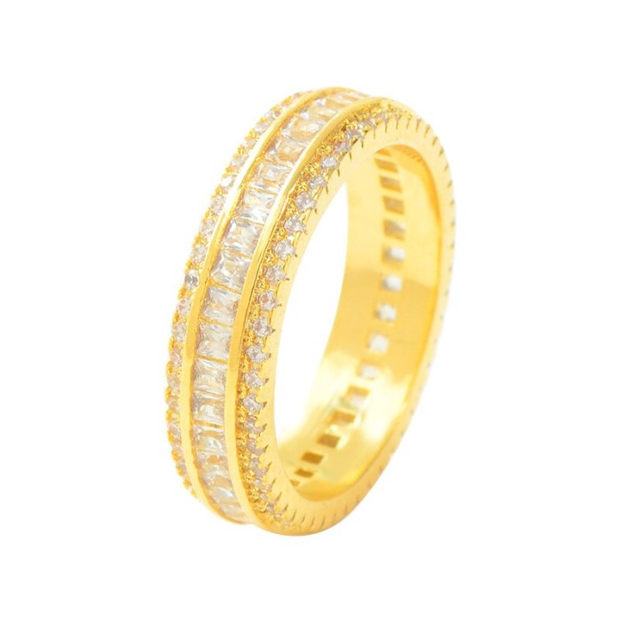 Simple Micro-Inlaid Diamond Ring Special Interest Light Luxury Index Finger Ring Ornament