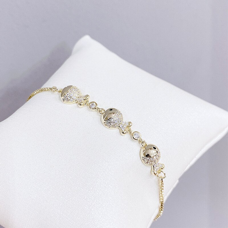 New Bracelet Korean Bracelet Pull Full Diamond Bracelet Adjustable Bracelet Female Accessories Wholesale
