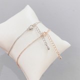 Korean Fashion Gourd Bracelet Female Hollow Micro Inlaid Zircon Real Gold Plating Bracelet Simple Hand Jewelry