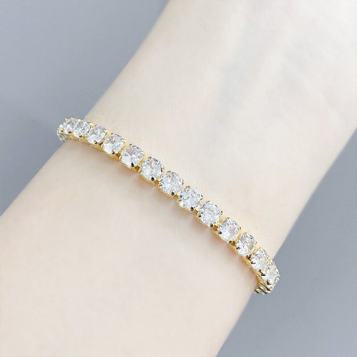 Fashion Zircon Crystal Pull Bracelet Female Korean Simple Personalized Temperament Bracelet