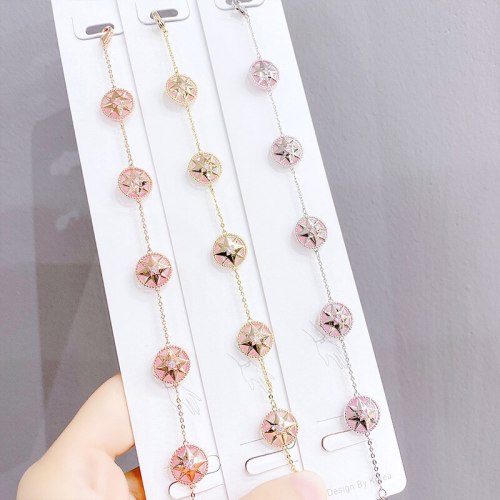 New Compass Bracelet Simple Personality Pairs Wear Simple Eight Awn Star Bracelet Fashion Wholesale