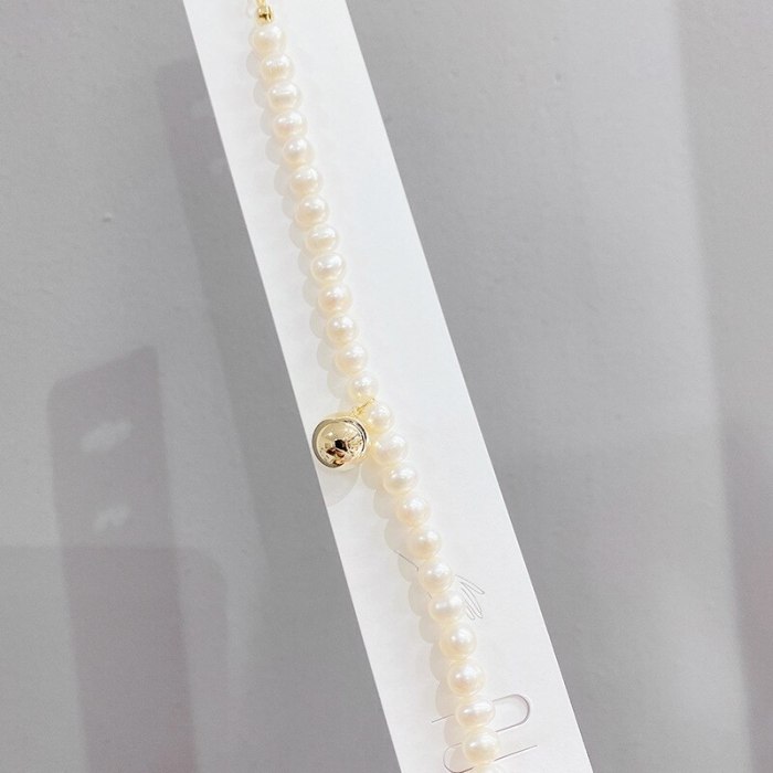 Baroque Freshwater Pearl Bracelet Special-Interest Design Cold Wind Net Red 14K Shaped Bead Bracelets Gift