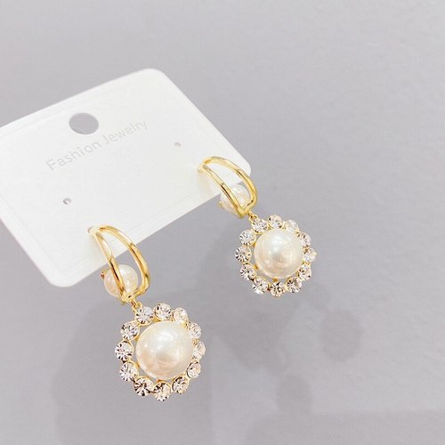 French Pearl Earrings Sterling Silver Needle Hot Korean Graceful Online Influencer Earrings Earrings for Women