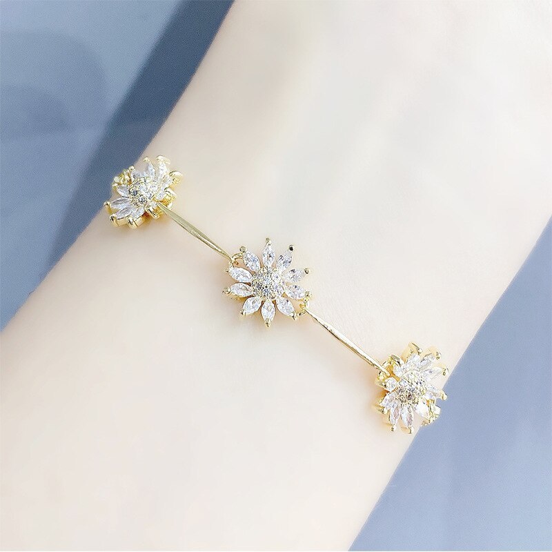 Zircon Bracelet Female Ins Fashion Design Bracelet Online Influencer Refined Bracelet Female