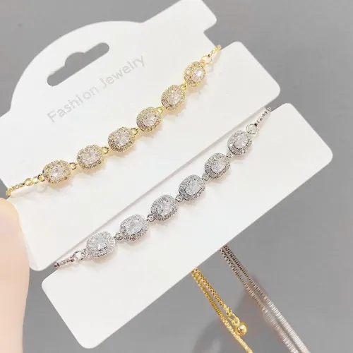 Hot Sale Micro Inlaid Zircon Pull Bracelet Female Korean-Style Chic and Unique All-Match Adjustable Hand Jewelry