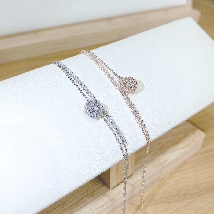 New Water Drop Transfer Beads Bracelet Style Sweet Girl Travel Gift Female Bracelet Ornament Wholesale