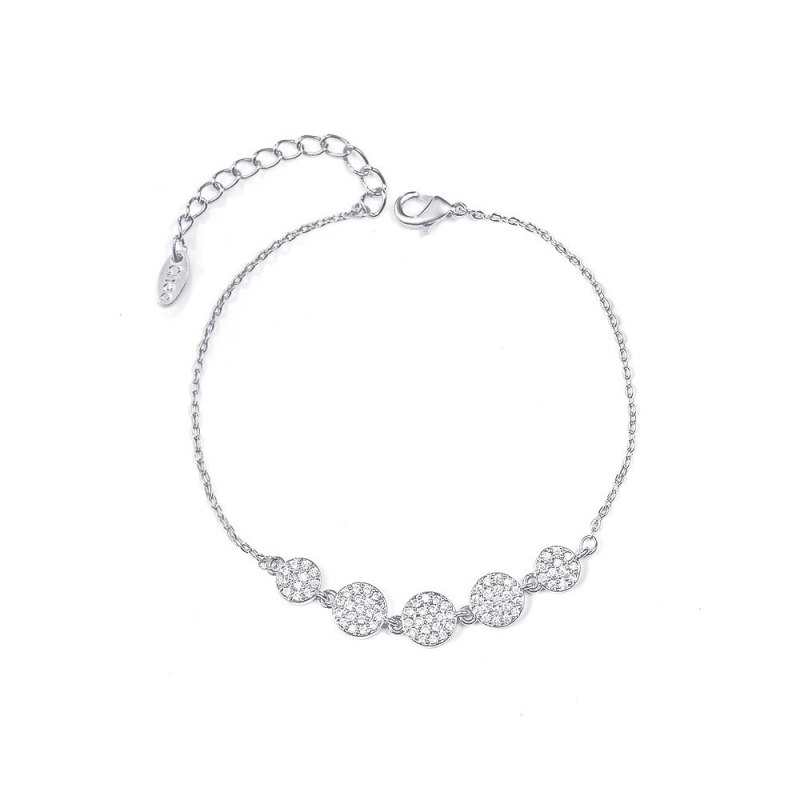 Cold Style Geometric Element round Piece Women's Bracelet Japanese and Korean New Simple Internet Celebrity Bracelet