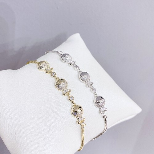 New Bracelet Korean Bracelet Pull Full Diamond Bracelet Adjustable Bracelet Female Accessories Wholesale