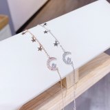 Eight Awn Star Women's Fashion All-Match Bracelet Women's New Internet Celebrity Xingyue Micro Inlaid Zircon Jewelry Wholesale