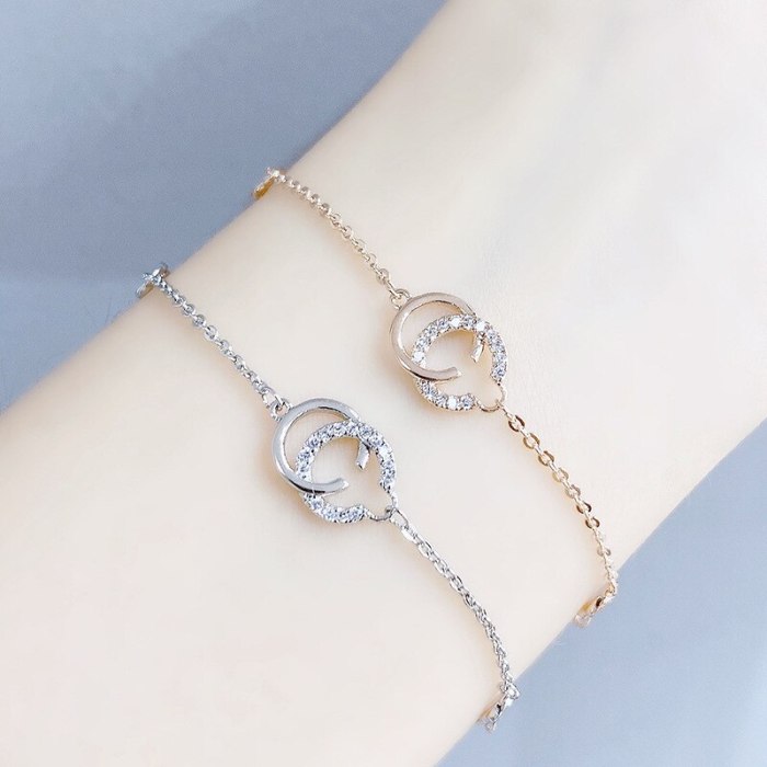 New  Bracelet Women's Simple Ins Japanese and Korean Fresh Elegant Letter Jewelry Wholesale