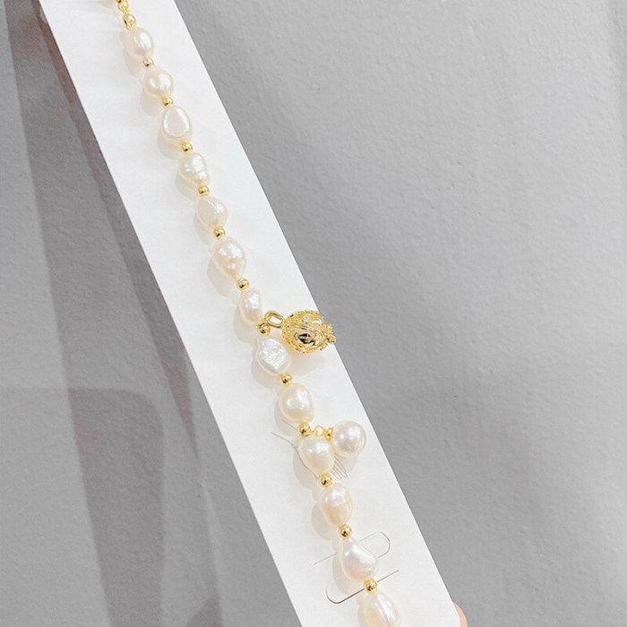 Baroque Pearl Bracelet Special-Interest Design Bracelet Women's Simple Graceful and Fashionable Bracelet Bracelet