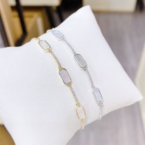 New Bracelet Korean Style Bracelet Adjustable Pull Bracelet Electroplated Real Gold Bracelet 14K Gold Bracelet Ornament