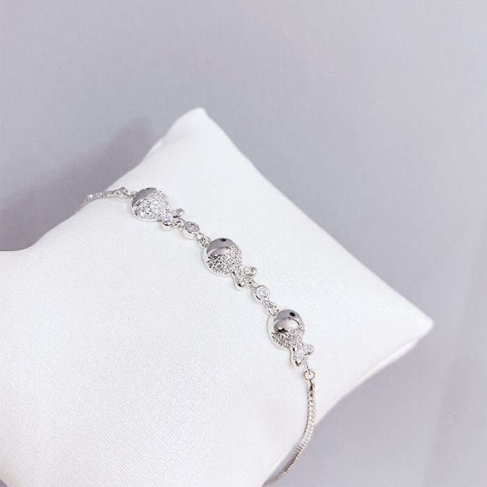 New Bracelet Korean Bracelet Pull Full Diamond Bracelet Adjustable Bracelet Female Accessories Wholesale