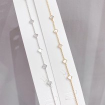 New Shell Bracelet Women's Korean-Style Light Luxury Temperament Bracelet Mori Fashion Inlaid Shell Bracelet Ornament