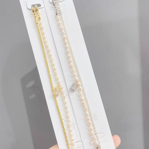 Baroque Freshwater Pearl Bracelet Female Special-Interest Design Cold Wind Net Red 14K Shaped Bead Bracelets