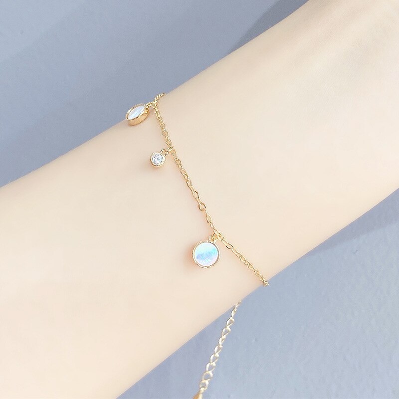 New Water Drop Shell Bracelet Female Korean Fashion Ornament Online Influencer Jewelry