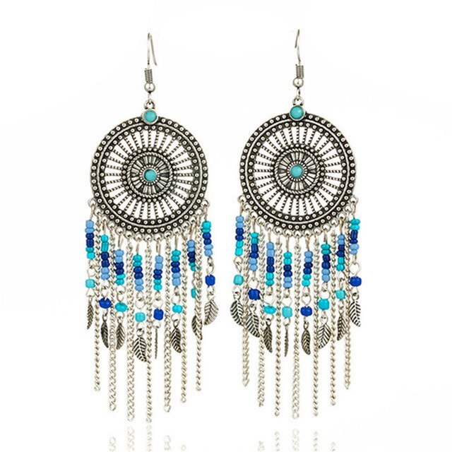 New Arrival Crystal Earrings for Women European and American Trendy Court Style Earrings Vintage Gold Tassel Eardrop Jewelry