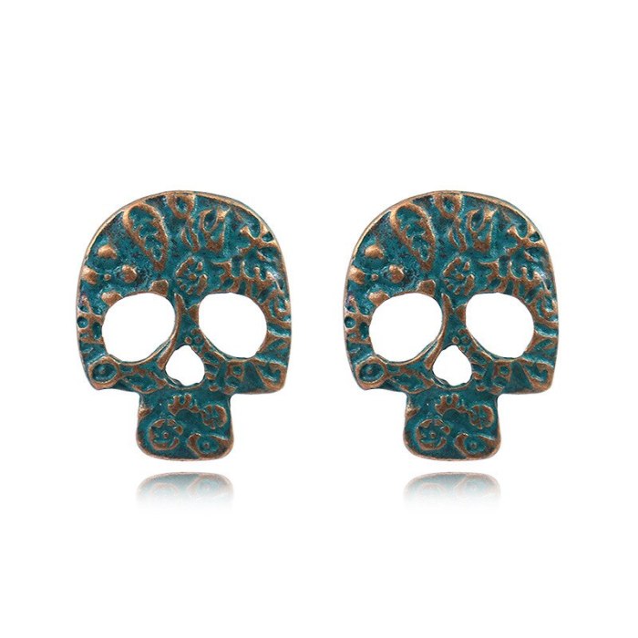 Cross-Border Hot Sale Earrings Halloween Gift Skull Earrings Original Fashion Earrings European and American Accessories