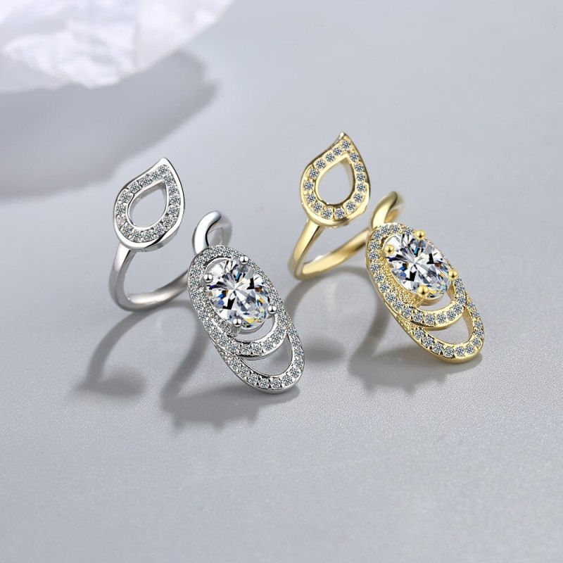 European Personalized Fashion Creative Open Ring Women's Elegant All-Match Diamond-Embedded Fingernail Cap Hand Jewelry Xzjz401