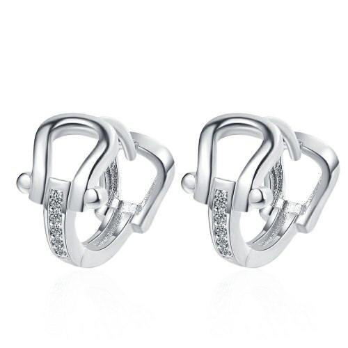 Women's Diamond Horseshoe Ear Clip Korean-Style Personalized Earrings Xzeh634