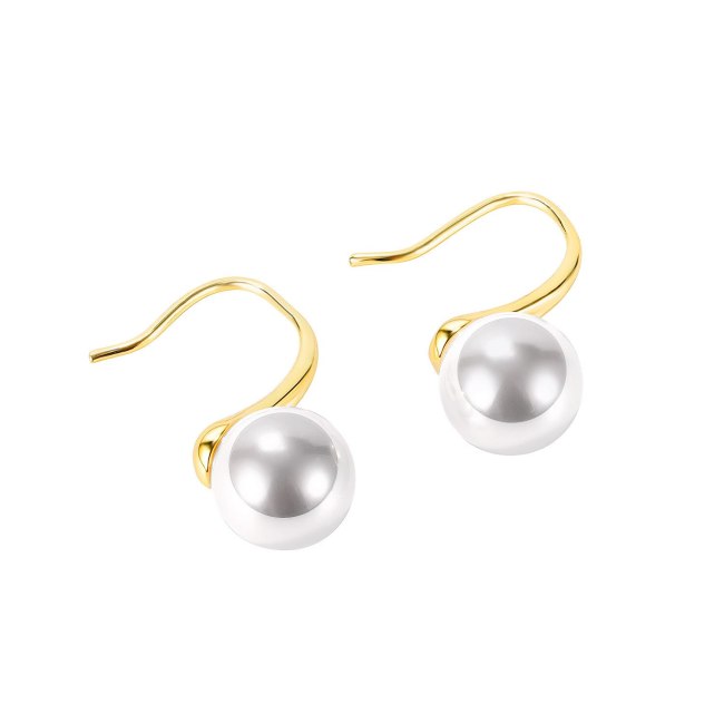 Korean Ins Personalized Tassel All-Match Earrings Fashionable Simple Elegant Pearl Earrings Gb753