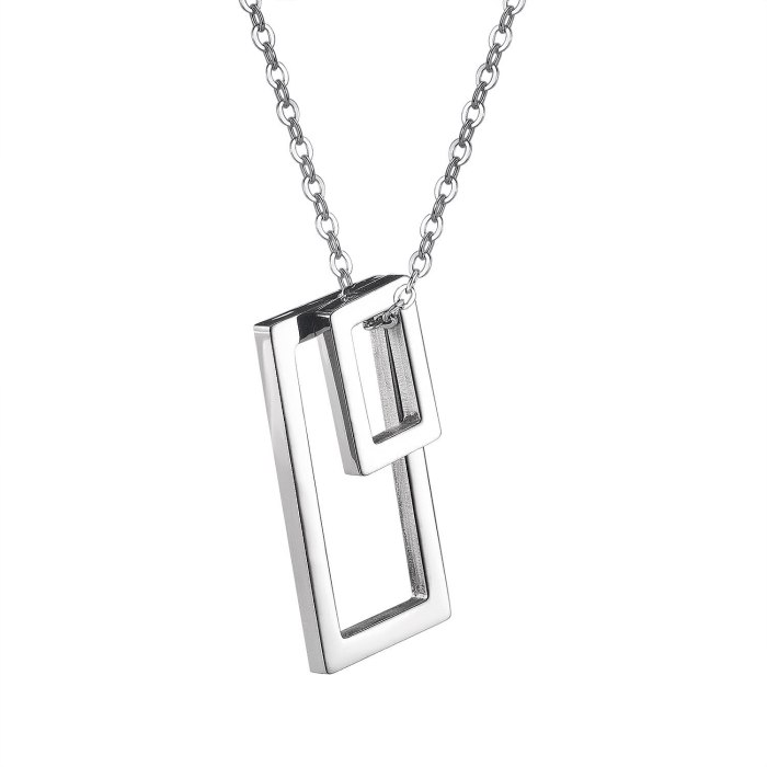 Ornament Special-Interest Design Simple Fashion Personality All-Match New Stainless Steel Necklace 1958