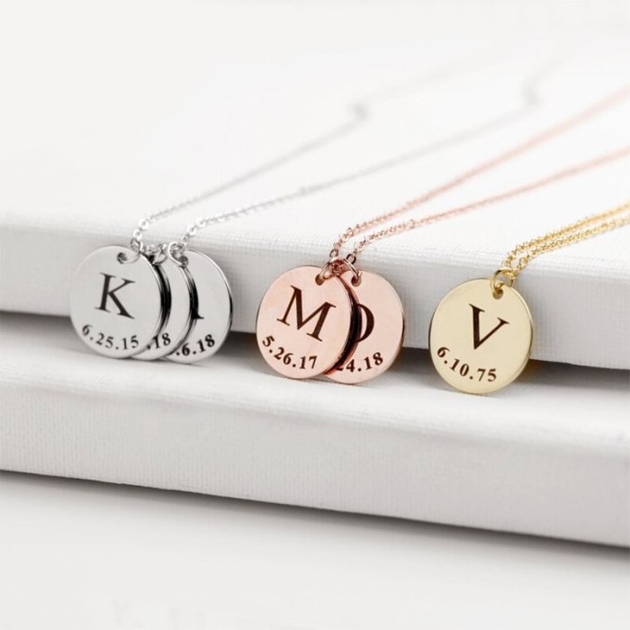 Charms for Jewelry Bracelet Personalized Bar Necklace Stainless Steel Jewelr Making Customized Nameplate Mom Gift Choker