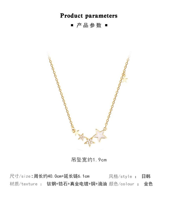 2021 New Fashion Titanium Steel Necklace for Women XINGX Design Sense Clavicle Chain Simple Temperament Necklace