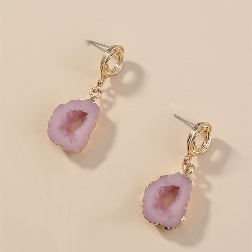 Yunnan National Style Special Ornament Special-Interest Design Hollow Shaped Earrings Simple All-Match Eardrops Ear Studs