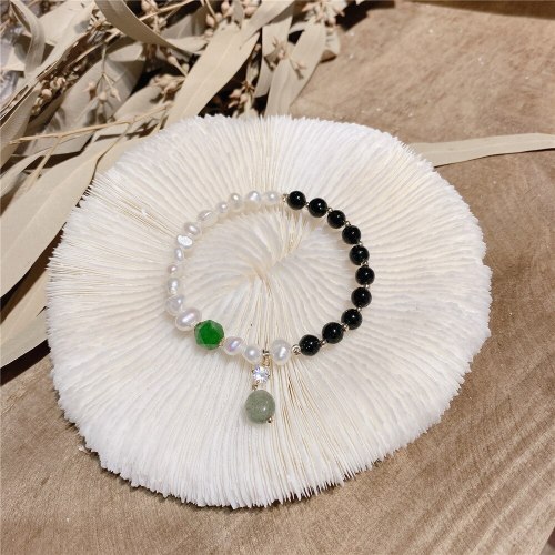 Natural Baroque Freshwater Pearl Bracelet Internet Celebrity Dignified Pendant Carrying Strap Socialite Style Carrying Strap