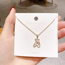 Japanese and Korean Style Online Popular  Necklace Wholesale Korean Cute and Graceful Shell Simple Clavicle Chain Female