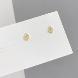 Korean Style Simple and Compact One Card Three Pairs Sterling Silver Needle Ear Studs Temperament Wild Delicate Ear Jewelry