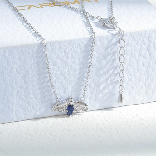 Element Crystal Butterfly Necklace for Women Micro-Inlaid Full Diamond Exquisite Light Luxury Clavicle Chain Jewelry Wholesale