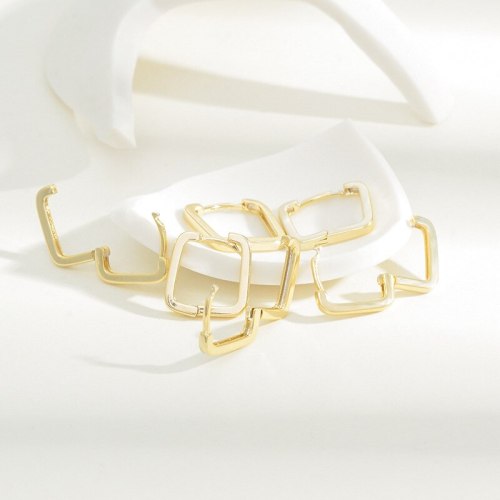 Korean Fashion Girl Three Piece Set Combination Ear Clip One Card Three Pairs Student All-Match Simple Earrings Ornament
