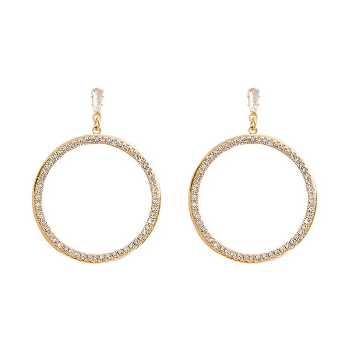 Wholesale Geometric Sterling Silver Needle Earrings Female Stud Earrings Women Earrings Dropshipping Jewelry Fashion