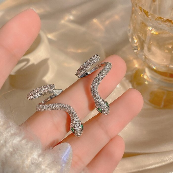 Wholesale Snake-Shaped Ear Clip Earring Ear Clip Earrings Jewelry Gift