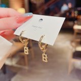 Wholesale New Letter B Earrings Eardrops Female Drop Earrings Jewelry Gift