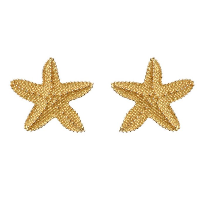 Wholesale New Starfish Earrings Female Women Stud Earrings Jewelry Gift