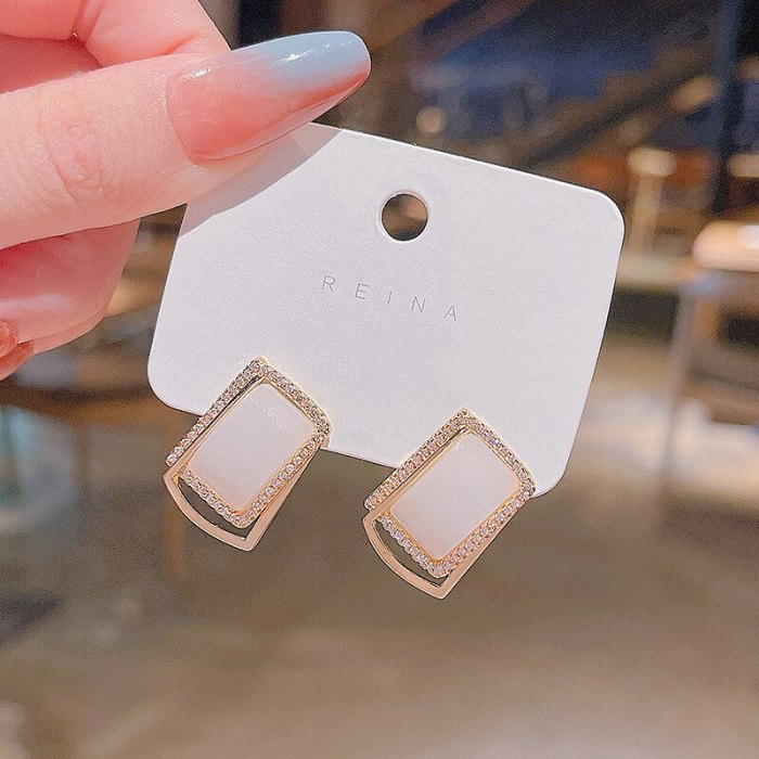 Wholesale New Studs Sterling Silver Pin Earrings for Women Dropshipping Jewelry