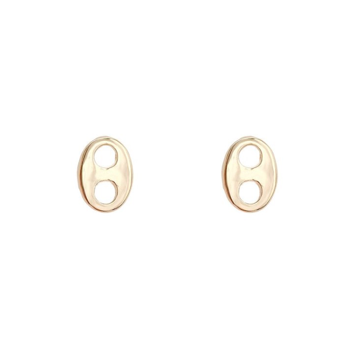 Wholesale Sterling Silver Pin Circle Fashion Women's  Classic Trendy  Earrings Dropshipping Jewelry