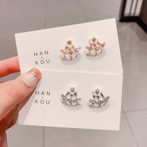 Wholesale 925 Silver Pin Flower Earrings for Women  Classic Trendy Fashion Earrings Dropshipping Jewelry