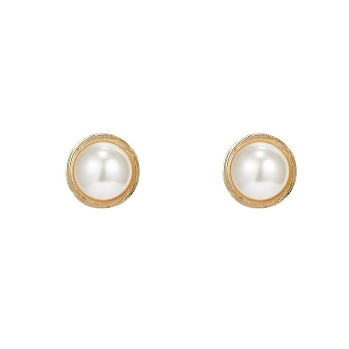 Wholesale 925 Silver Pin Pearl Earrings Fashion Women Trendy  Earrings Dropshipping Jewelry