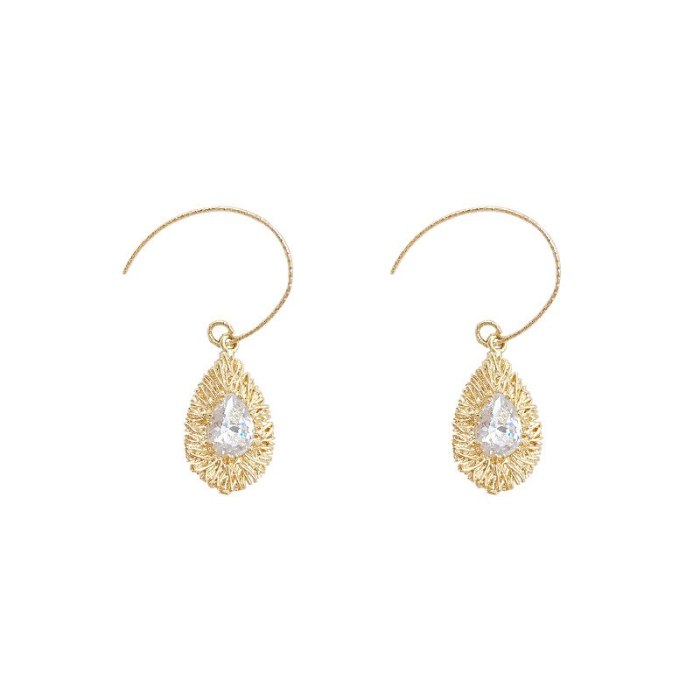 Wholesale 925 silver needle Earrings female water drop zircon Earrings Fashion Earrings Dropshipping Gift