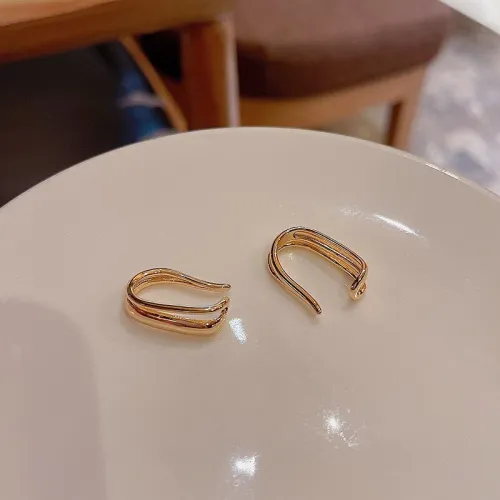 Wholesale New Water Drop-Shaped Earrings Non-Piercing Ear Clip Earrings for Women Dropshipping Gift